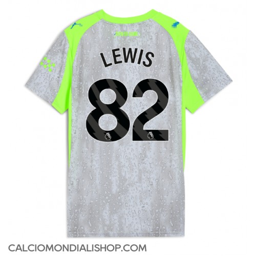 Maglie da calcio Manchester City Rico Lewis #82 Terza Maglia Femminile 2025-26 Manica Corta